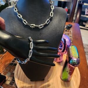 Triton necklace & bracelet set